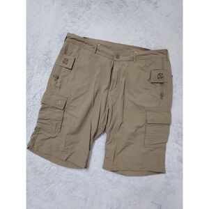 Clothing Arts Shorts Mens 38 Pickpocket Proof Travel Cargo Khaki Tan Pockets EUC